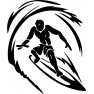 Szablon do wycinania -  Surfer