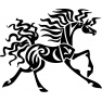 Szablon do wycinania -  Koń 2