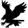 Szablon do wycinania -  Orzeł - sylwetka