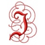 Litera J - gotycki monogram