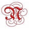 Litera N - gotycki monogram