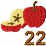 Kalendarz adwentowy - nr 22 Jabłka