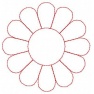 Pikowanie - słonecznik